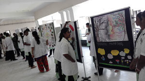 Experiential learning and Reflection - Students poster presentations on community exposure