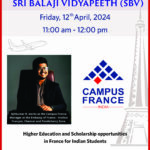 Campus France at Sri Balaji Vidyapeeth