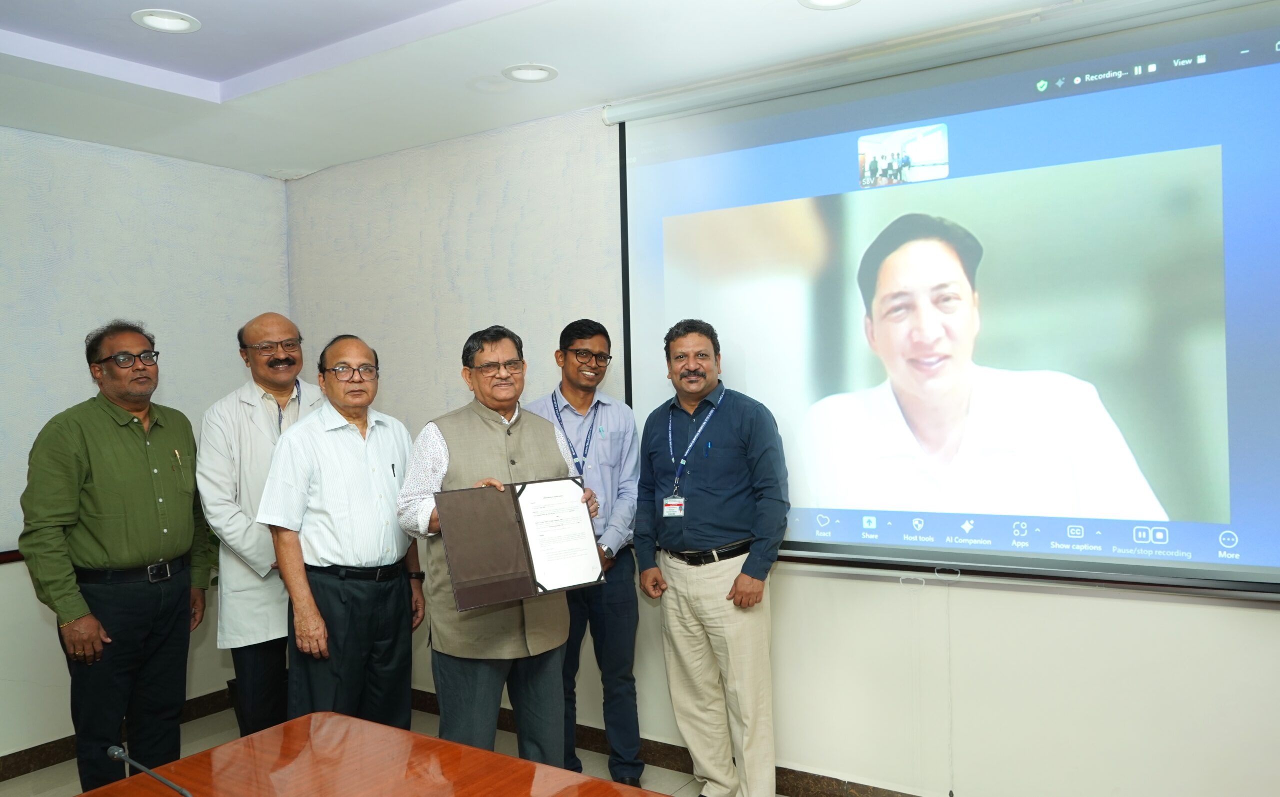 Sri Balaji Vidyapeeth Signs MoU with Adherence, California to Advance Health Technology Collaboration